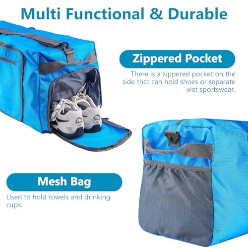 60L Duffle Bag with Shoe Compartment