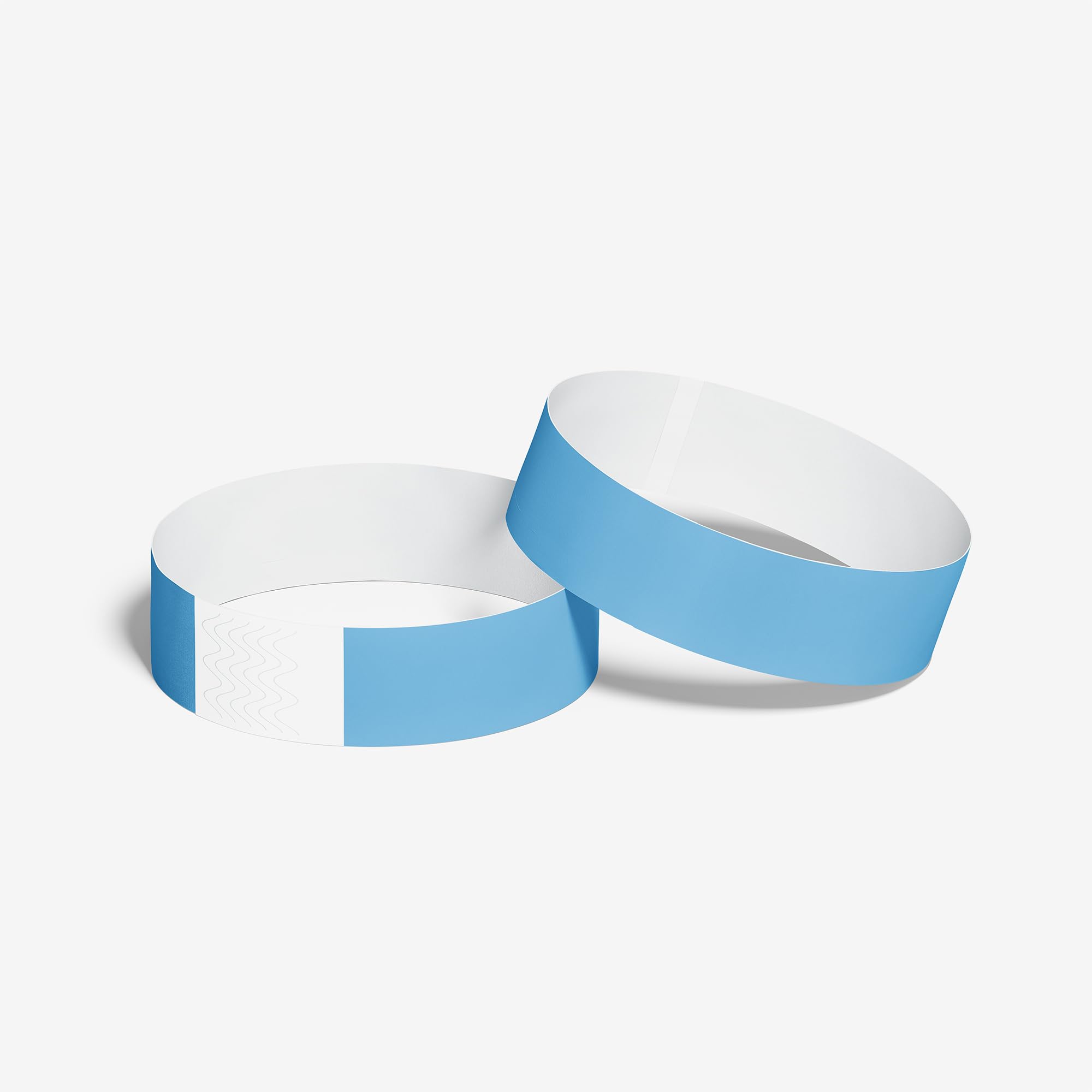 ID&C Festival Tyvek Paper Wristbands – 1000 Numbered Tamper Proof Wristbands for Events, Festival Entry & Admissionn – Sky Blue