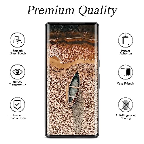 Image of Advanced HD+ Tempered Glass Gorilla Screen Protector Designed for Motorola Signature - Full Screen Coverage with Easy Installation Kit (Anti-Scratch)
