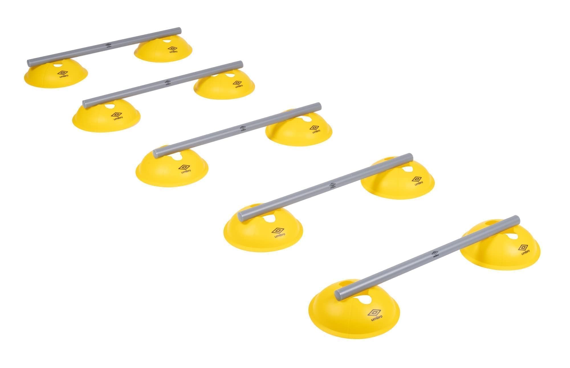 Umbro Hurdle Set Training Football Agility Hurdles Cones Speed Sport 16Pc