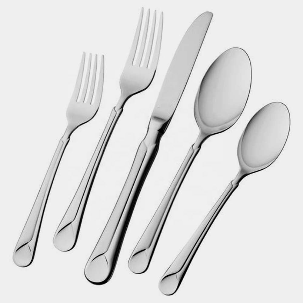 Stainless Steel Dinner Forks and Spoons Silverware Set, Heavy-Duty Dinner Forks