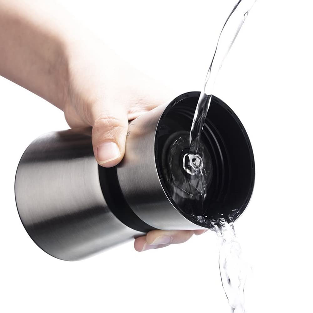 Molinillo de manivela de acero inoxidable Amoladora manual Lavable Núcleo de cerámica Molinillo de mano portátil de manivela