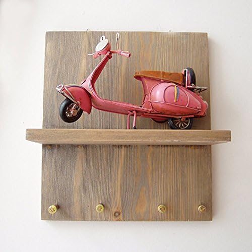 Pink Vespa key organiser, wooden board with vespa scooter and key holders