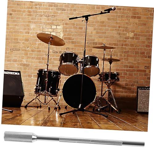 Soporte de montaje para cowbell Abaodam para bombo con extensión de varilla doble compatible con kits de batería miniatura 2