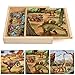 Voamuw Dinosaurier Holzpuzzles Spielzeug für Kinder ab 3 Jahren Mädchen Jungen, 147 Stücke Doppelseitige Puzzle Kinderspielzeug Geschenke
