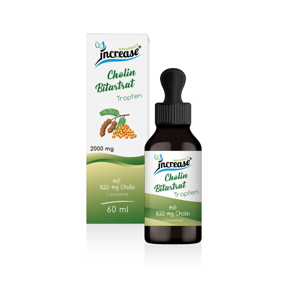 Colina bitartrato liposomiale gocce ad alto dosaggio – (60.000 mg per confezione) 2000 mg per dose giornaliera di cui 820 mg di colina -MCT olio -Alta biodisponibilità