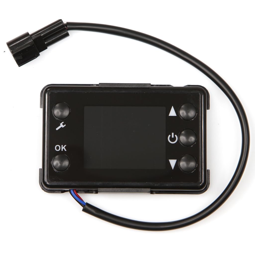 IMJ-Global Riscaldatore d’Aria Stufa Portatile | a Diesel Gasolio | 12V/230V | Potenza 8 kW | 15x39x18 cm | con Telecomando | per Roulotte Auto Garage Magazzini Abitazioni