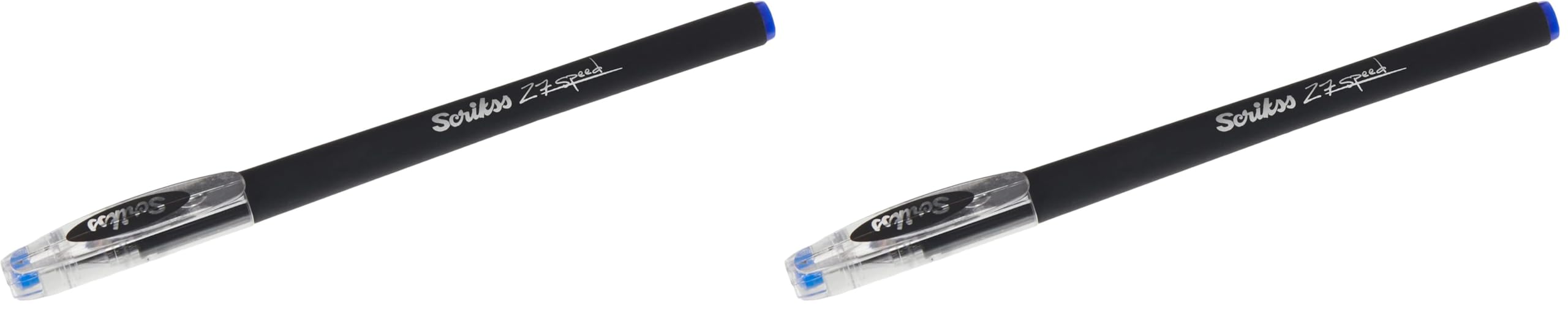 Scrikss Office Speed Jel Tükenmez Kalem Mavi 0.7 Mm (2 paketi)