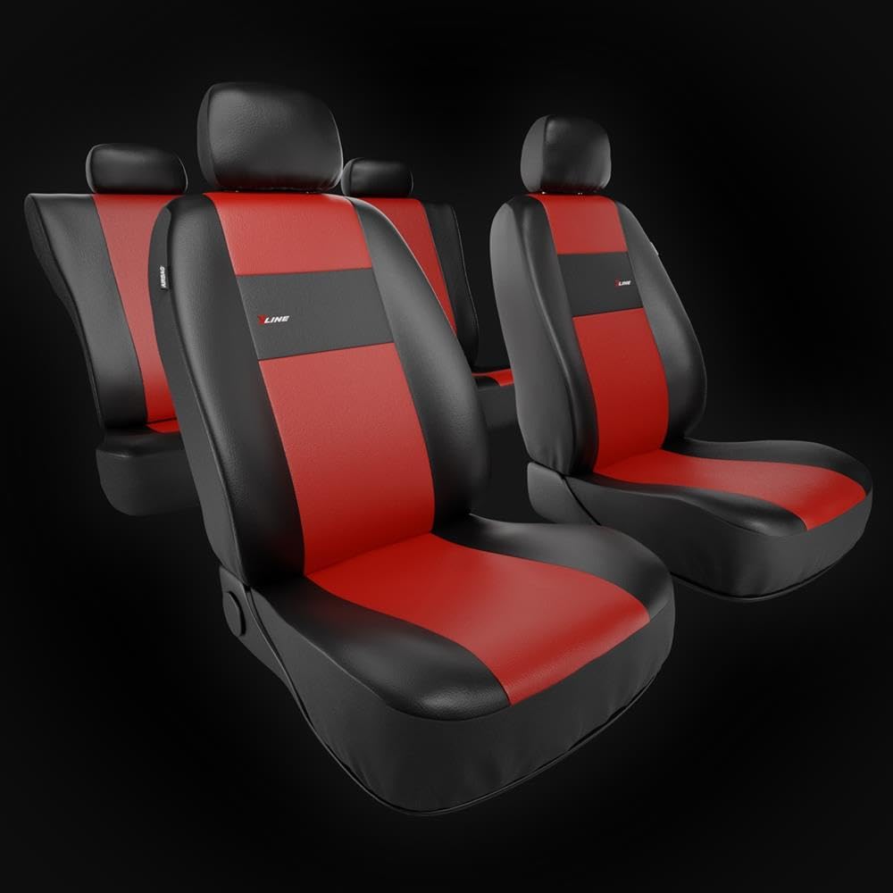 Mossa Fundas Asientos Coche aptas para Seat Ibiza II III IV V 1993-.. XL-RD | Hatchback, SportCoupé, Sportstourer