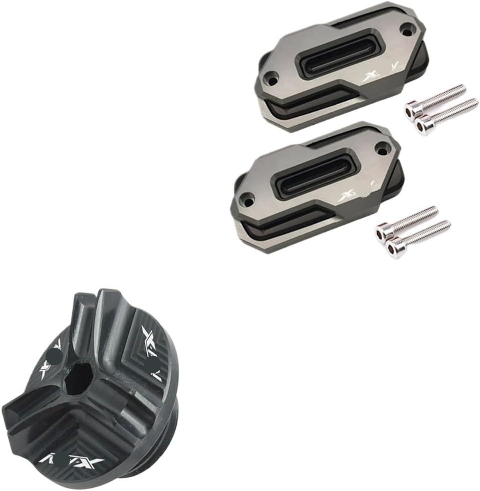 Motorcycle Oil Filler Caps, For XADV X-ADV 750 x adv 2017 2018 2019 Motorcycle Engine Oil Filter Cup Fuel Cover Brake Fluid Oil Reservoir Cap Cover