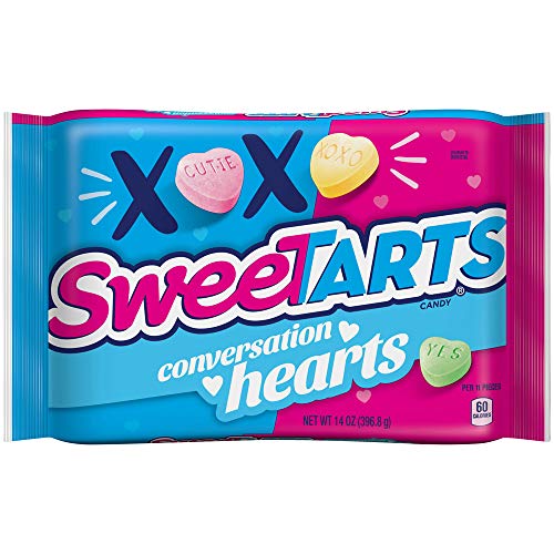 Wonka SweeTarts Valentine's Day Hearts Candy, 14-Ounce Bag