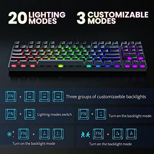 Onikuma G26 Keyboard Lighting Modes