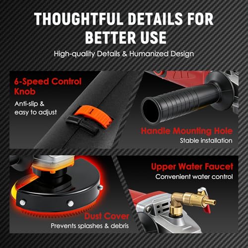 Antstone 860W Electric Wet Polisher