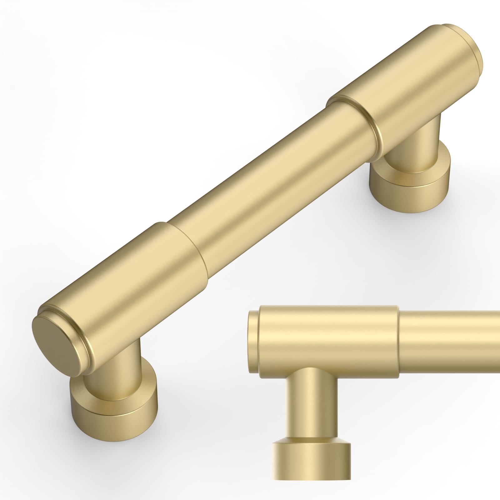 Amerdeco 10 Pack Champagne Bronze Cabinet Pulls 5 Inch(128mm) Hole Center Drawer Pulls Cabinet Hardware Kitchen Cabinet Handles for Bathroom ZH0075 — Amazon image 26