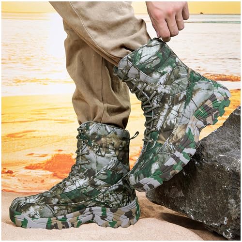 Men's Tactical Military Army Combat Boots Outdoor Work Boots Hunting Boots3