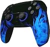 Custom Controllerzz Control inalámbrico personalizado compatible con PS5 - Múltiples diseños disponibles (PS5 Llama Azul) 6