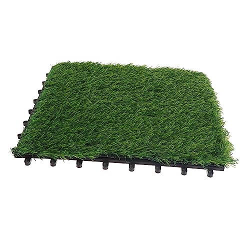 Toyvian Kunstrasenfliesen Für Terrasse Und Balkon Künstliches Gras Zum Einfachen Verlegen Strapazierfähig Und Pflegeleicht Für Garten Und Holzdeck Toyvian Kunstrasenfliesen Für Terrasse Und Balkon Künstliches Gras Zum Einfachen Verlegen Strapazierfähig Und Pflegeleicht Für Garten Und Holzdeck