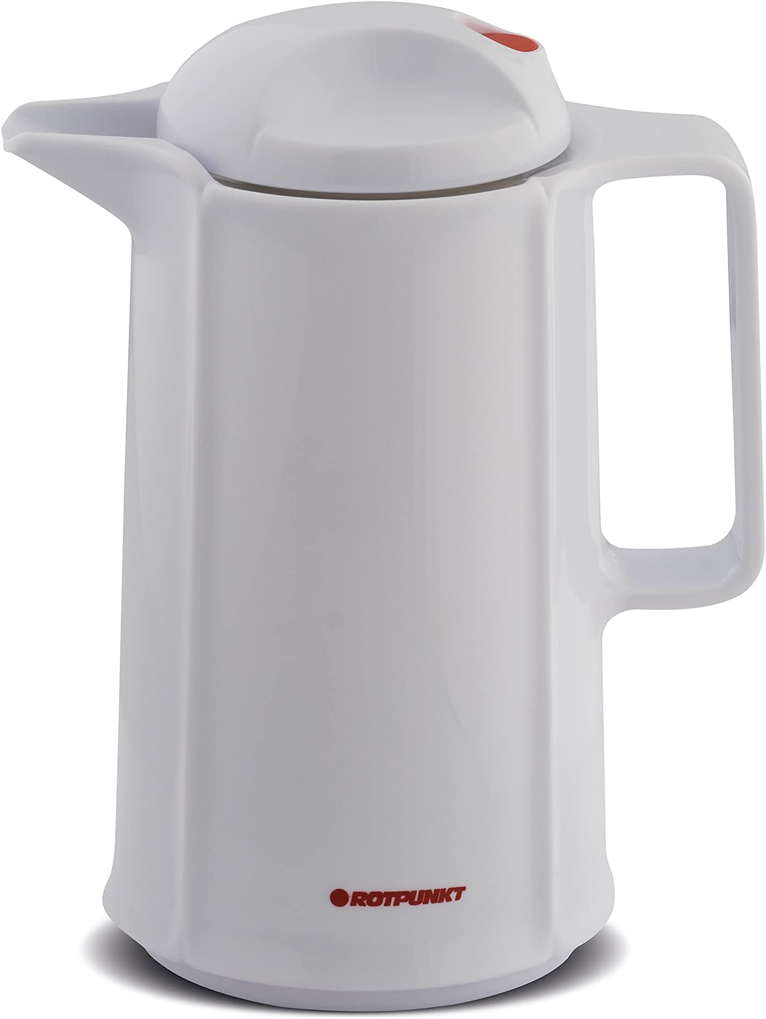 ROTPUNKT Marlis 420 Insulated Jug 1.0 L, Dual-Function Screw Lock, BPA-Free Healthy Drinking, Made in Germany, Warm and Cold, Glass Insert, Polar