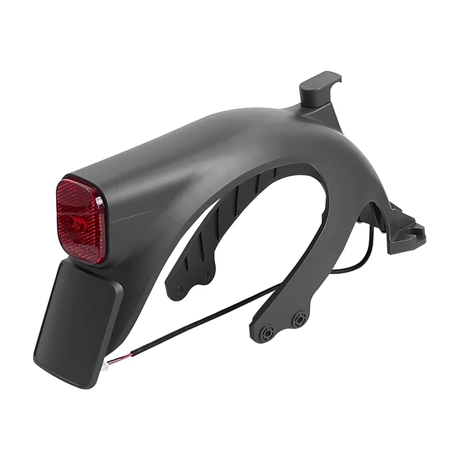 Guardabarros trasero for patinete eléctrico, compatible con Ninebot Max G2, luz LED for guardabarros, cable conexión batería, gancho for trasera soporte de guardabarros para scooter