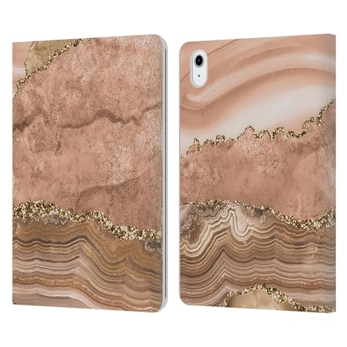 Protection iPad Air 11 étui portefeuille cuir marbre pour éviter rayures
