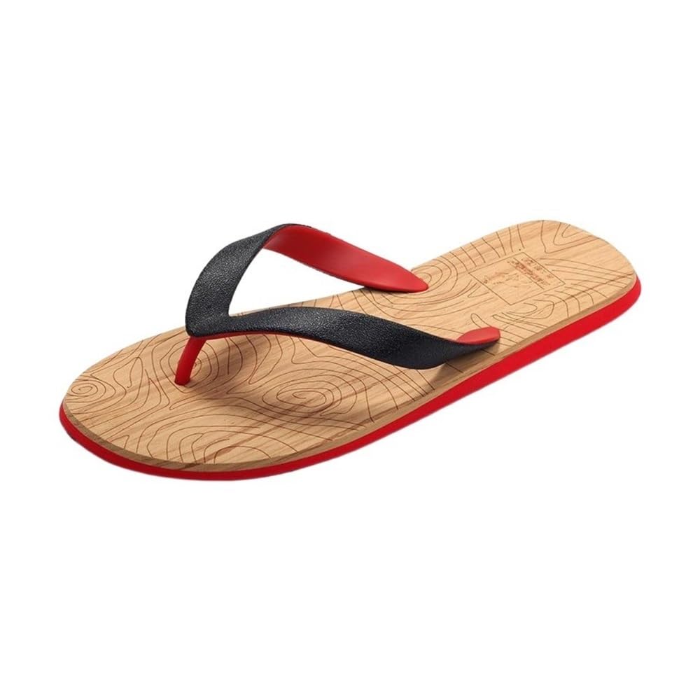 Chaussures de douche homme taille 42 rouge sandales sport d'été et tongs de plage antidérapantes