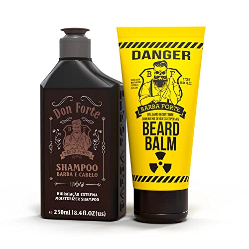 Shampoo Don Juan 170ml + Beard Balm Danger 170g Barba Forte