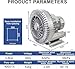 Regenerative Blower, Vortex Ring Blower, Industrial Extractor,Workshop Exhaust Blower, 220V/380V Vortex Centrifugal Vacuum Pump, Regenerative Blower(3.8KW/380V)