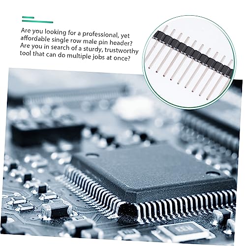 Conector PCB macho doble pin accesorio de conexión para placas de circuitos y prototipos 3