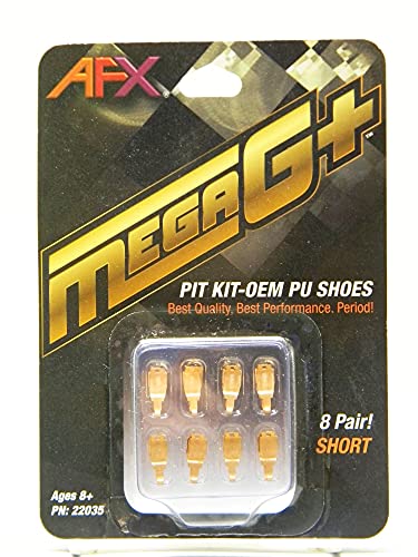 AFX/Racemasters Mega G+ Pit Kit PU Shoes - Short AFX22035 HO Slot Racing Cars