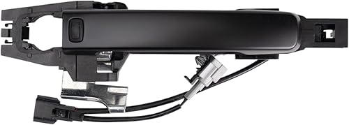 Miniatura 445 de TRQ Manija de la puerta exterior trasera izquierda del lado del conductor negra compatible con Honda Civic 2001-2005