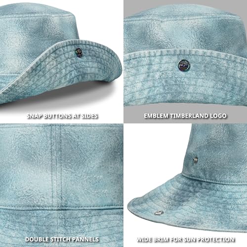 Timberland Snap Up Sun Hats for Women, Packable Bucket Hat, Wide Brim UV Protection for Outdoor Activities - Large/XLarge, Blue - image 4