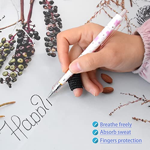 Gondiane 9 Pack 1" x 5 Yards Self Adhesive Bandage Wrap Self Stick Wrap for Ankle, Wrist, Finger, Sports, Breathable Cohesive Vet Tape for Pets (Black) - Image 7