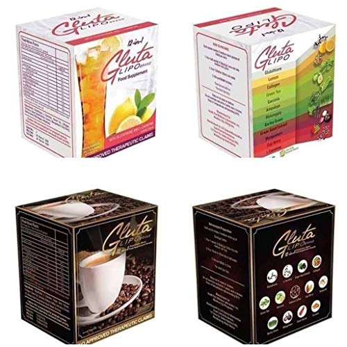 GlutaLipo Juice & Coffee Bundle (10 Sachets Coffee & 10 Sachets Juice)
