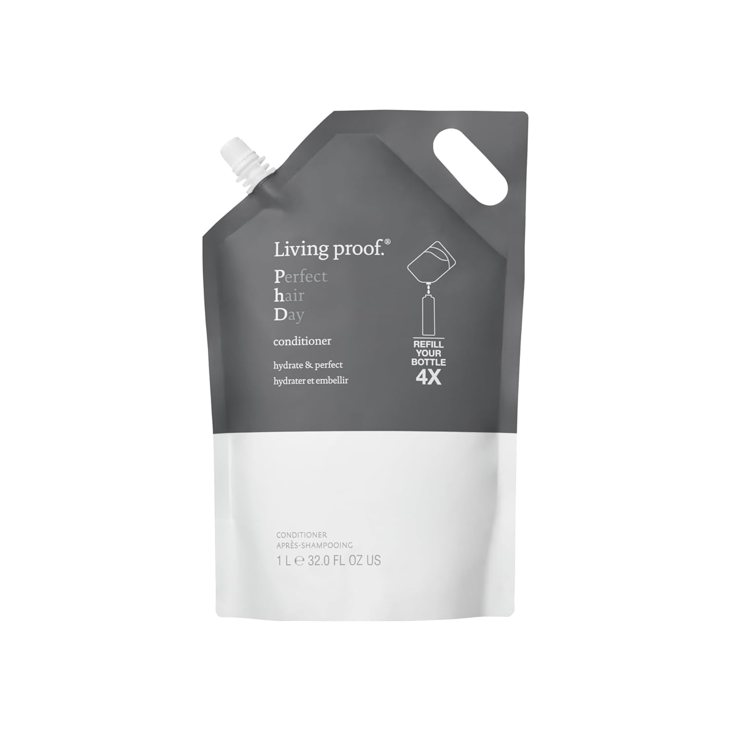 Perfect Hair Day (PhD) Conditioner - 32 oz Refill, Silicone & Sulphate Free, Safe for Color Treated Hair