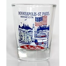 Minneapolis-St.Paul Minnesota Great American Cities Collection Shot Glass