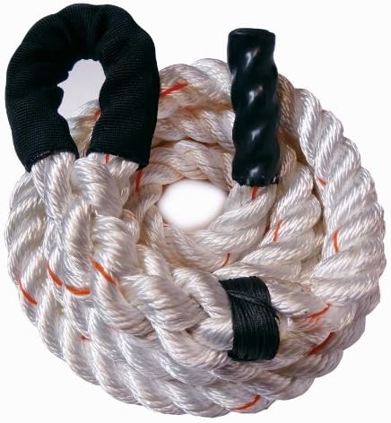 White PolyDac Climbing Rope