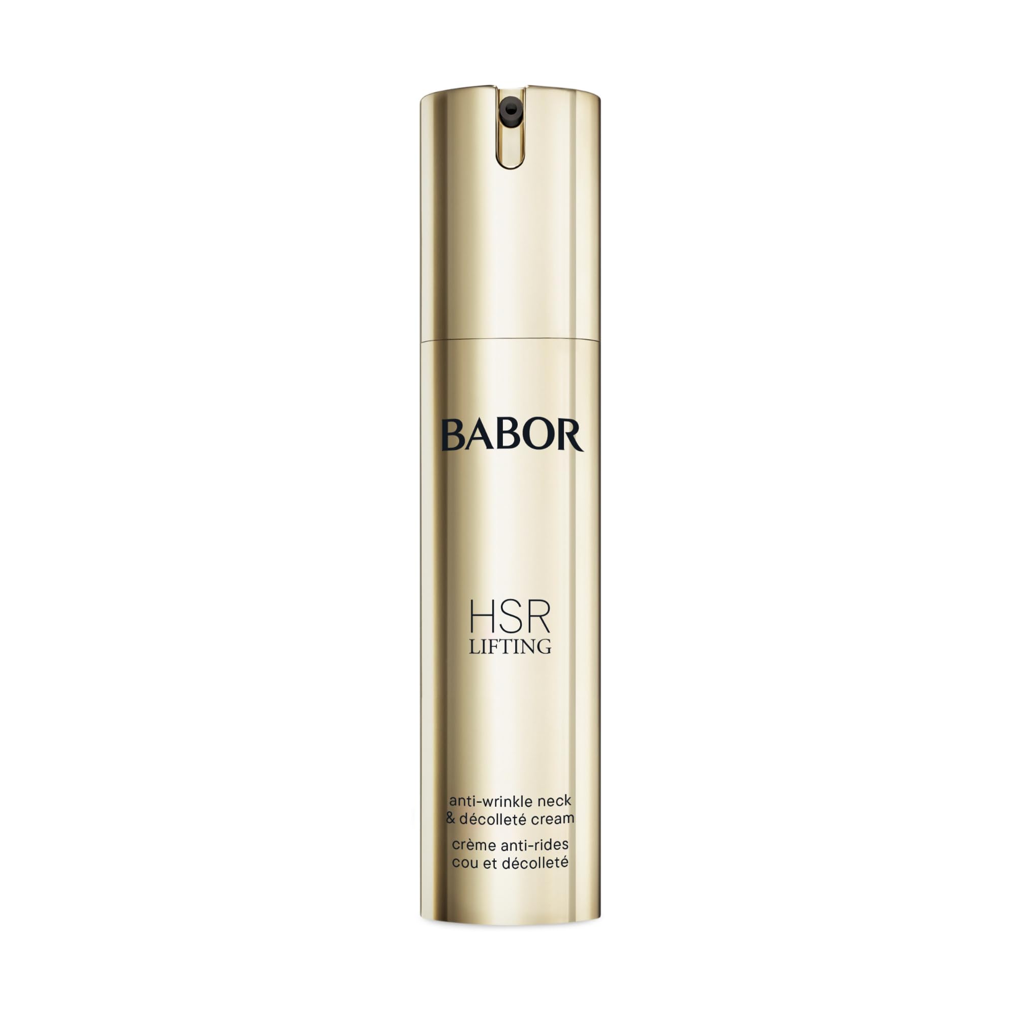 BABOR HSR LIFTING Neck & Décolleté Cream, Crema anti-età per collo e décolleté, Con burro di karité e pantenolo, 1 x 50ml