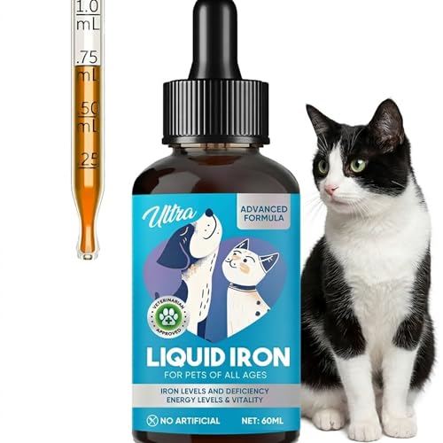 Coregnosis Iron Supplement for Cats and Dogs 2 Fl Oz Liquid Iron Drop