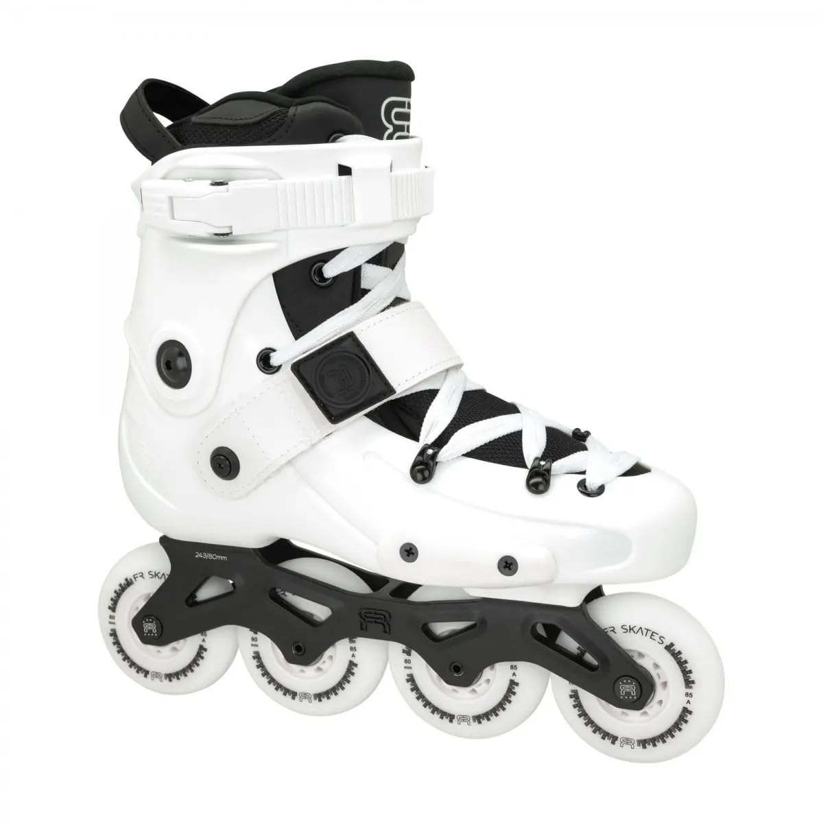 FR Skates - FRX 80 White - Adult Urban Inline Skates (EU 43 - US 10)