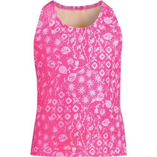 Lands' End Big Girls UPF 50 Racerback Tankini Swimsuit Top