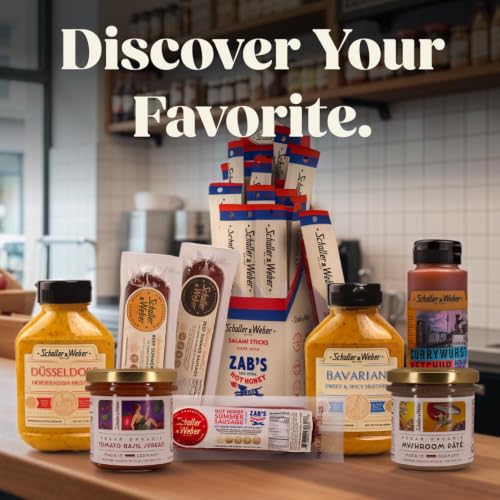 Image of Schaller & Weber German Mustards & Currywurst Ketchup Bundle, 9 Oz (3-pack)