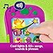 Barney World Toddler Toy Hey Phone with Music Lights & Phrases for Preschool Kids Ages 2+ Years, Multilanguage Version