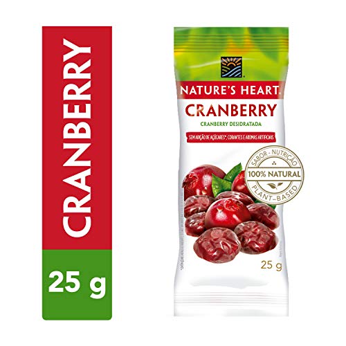 Snack, Natures Heart, Cranberry Desidratada, 25g