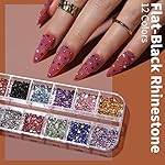 FANDAMEI Nail Art Brushes Set, Nail Art Kit, Nail Design Kit, Nail Art Dotting Pens, Nail Stickers, Butterfly Nail Art Sequins, Nail Foils, Nail Art Flakes Iridescent, Rhinestones For Nails - Image 5