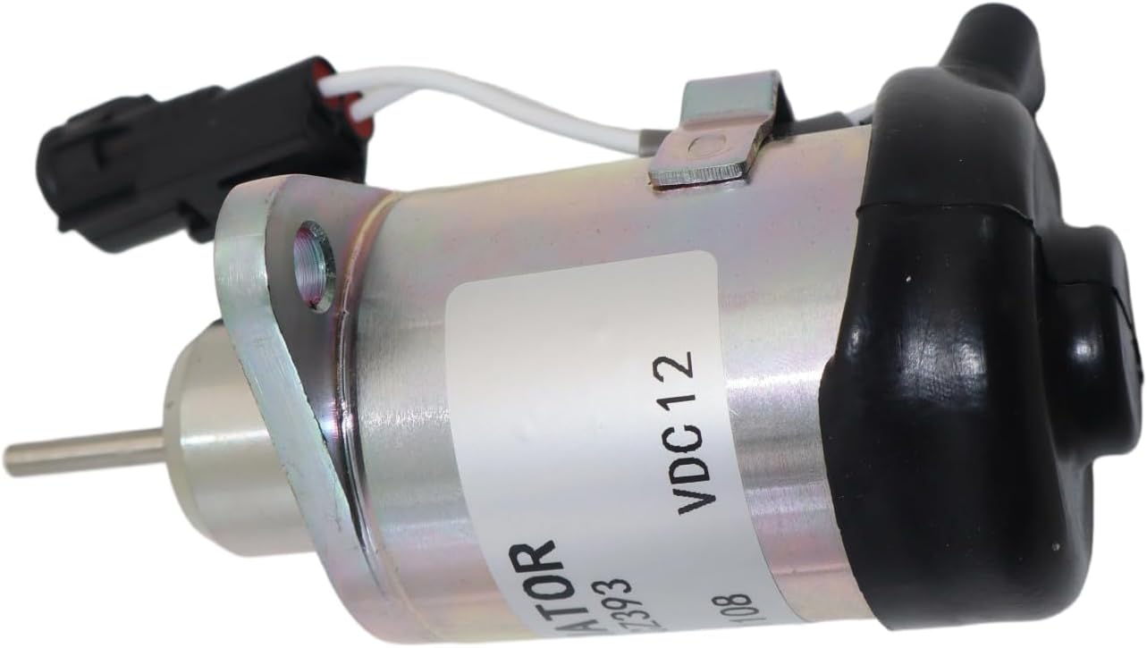 PS45CZ393 12V Fuel Shut Off Solenoid Suitable for Kubota V2607 V3307 Engine