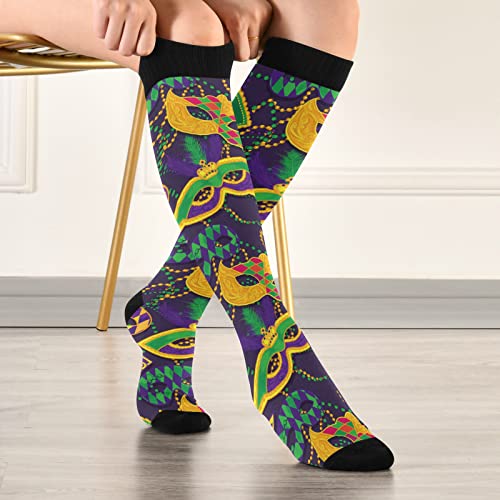 Image of Fisyme Socks for Women Men, Warm Comfort Athletic Crew Running Hiking Cycling Compression Socks