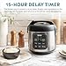 Aroma Housewares ARC-994SB Rice & Grain Cooker Slow Cook, Steam, Oatmeal, Risotto, 8-cup cooked/4-cup uncooked/2Qt, Stainless Steel
