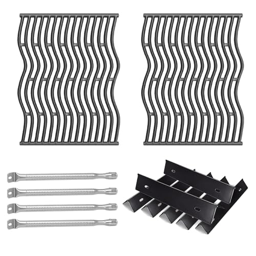 P500RSIBNK-3 Grill Replacement Part Kit for Napoleon Prestige 500 & Pro 500 Gas Grill Parts Grill Grates & Heat Plate and Burner for Napoleon Built-in Prestige 500 Replace for Napoleon BIP500RBNSS-3