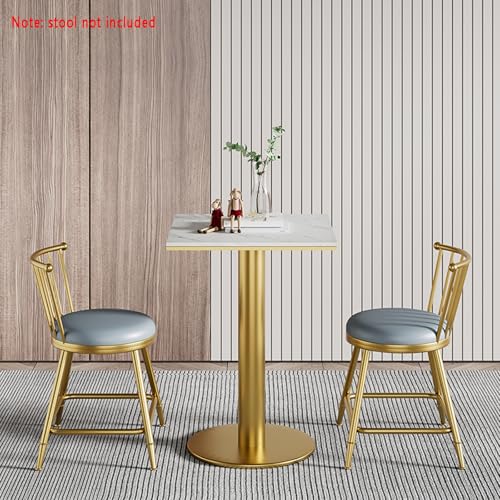 Table de bar carrée compacte en marbre pour aménager les petits espaces et cuisines - 2