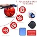 BROTOU Bowling Accessories Kit with 3Pcs Towels and 1pc Rolling Bag for Ball Cleaning, Includes Thumb Tape & Sanding Pads Options (Multicolor, 3 Bowling Towels &1 Seesaw Bag & 4 abralon Pads)